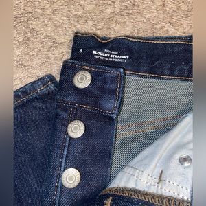 Slouchy straight jeans